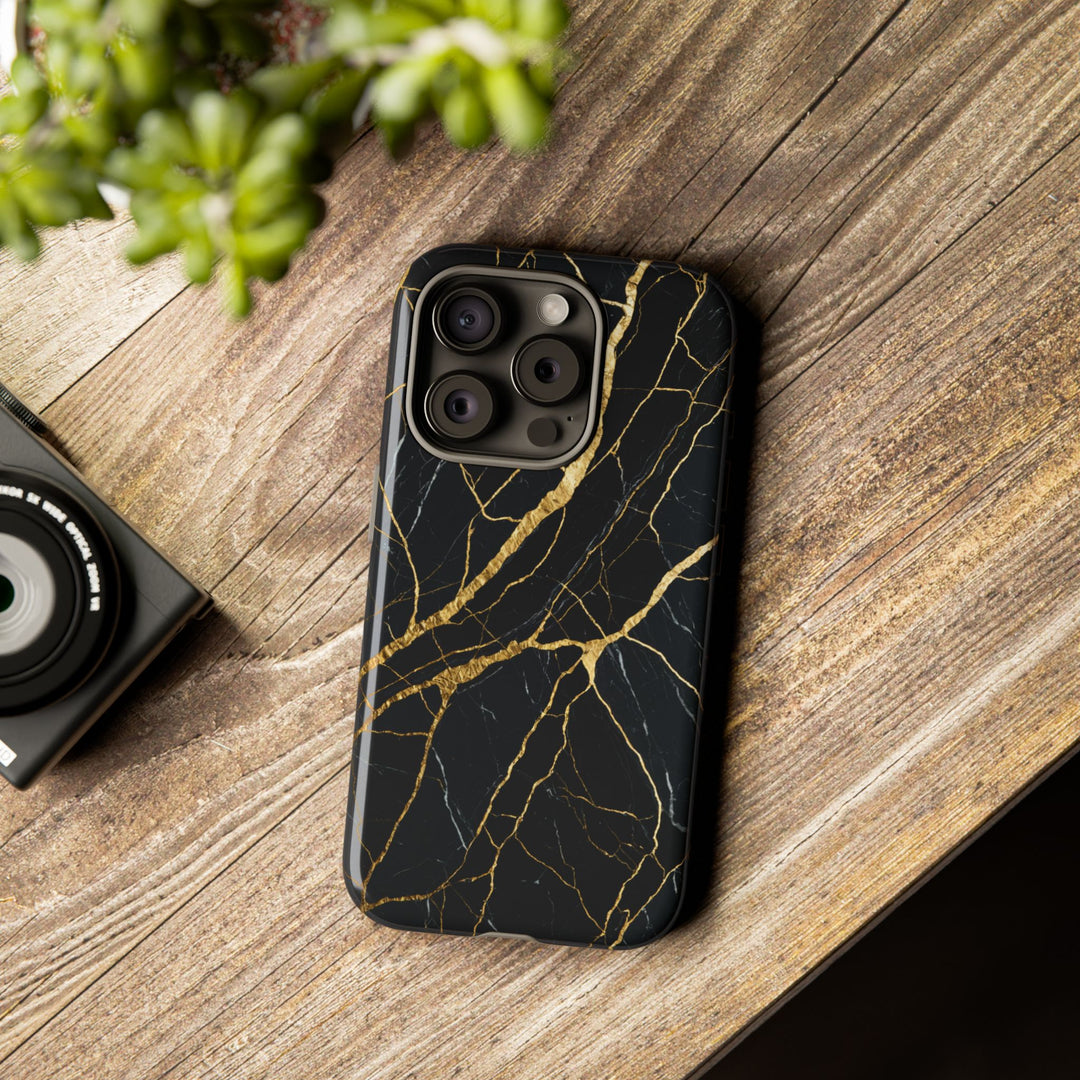 Luxury Black Marble iPhone/Samsung Case