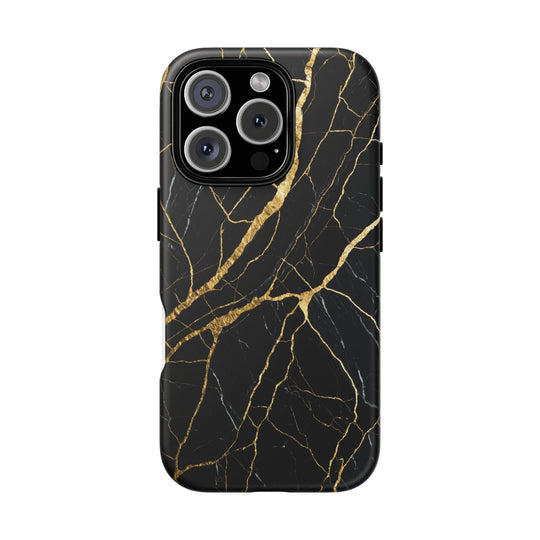 Luxury Black Marble iPhone/Samsung Case
