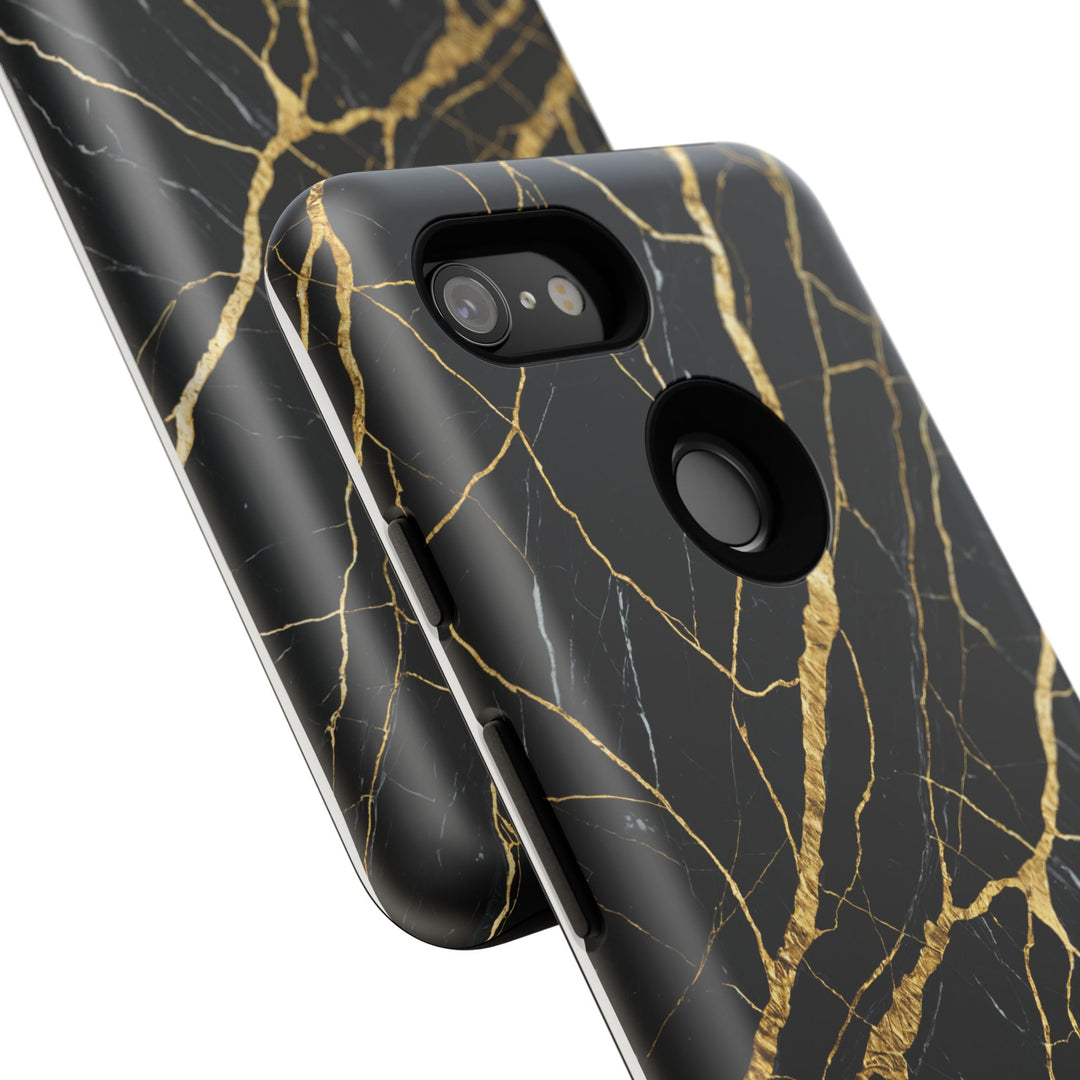 Luxury Black Marble iPhone/Samsung Case