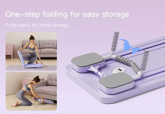 Multifunctional Pilates & Ab Board – Smart Home Reformer for Core, Glutes & Total Body Training