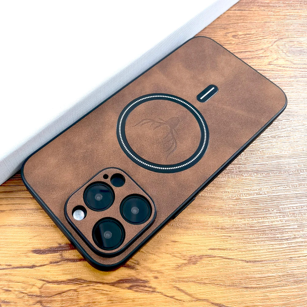 Luxury Leather Deer Case For iPhone
