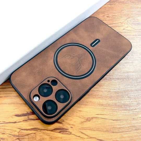 Luxury Leather Deer Case For iPhone