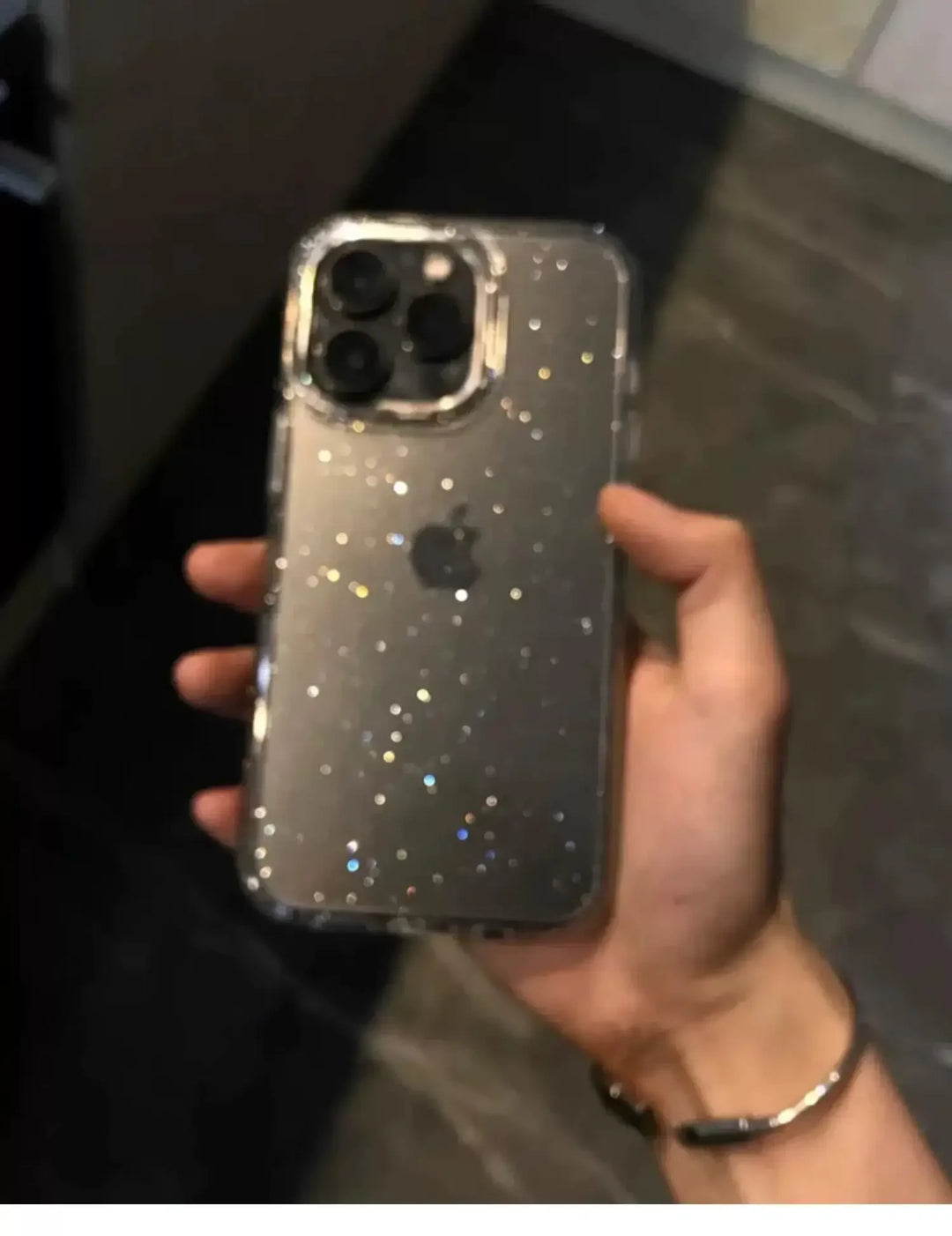 Luxury Bling Glitter Clear Phone Case For iPhone