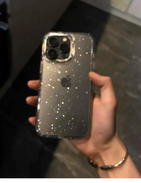 Luxury Bling Glitter Clear Phone Case For iPhone