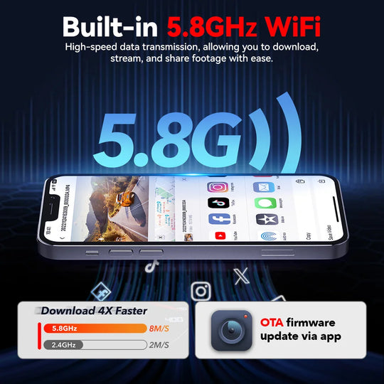 REDTIGER  Dash Camera Front and Rear 4k Dash Cam  Drive Recorder for WiFi GPS Car Dvr for 24H Parking Mode Black Box for Car