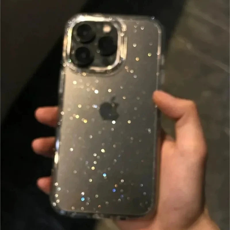 Luxury Bling Glitter Clear Phone Case For iPhone