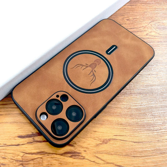 Luxury Leather Deer Case For iPhone