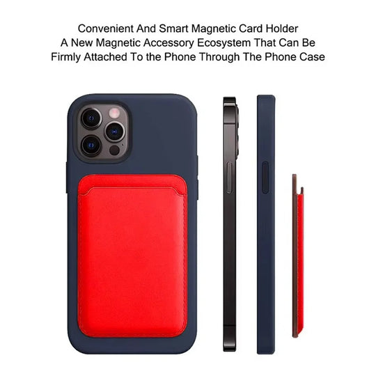 Magnetic Leather Wallet Case for iPhone 15Pro 14 13 16 Pro Max Magsafe Card Holder Luxury Phone Cover Protective Bag Accessories