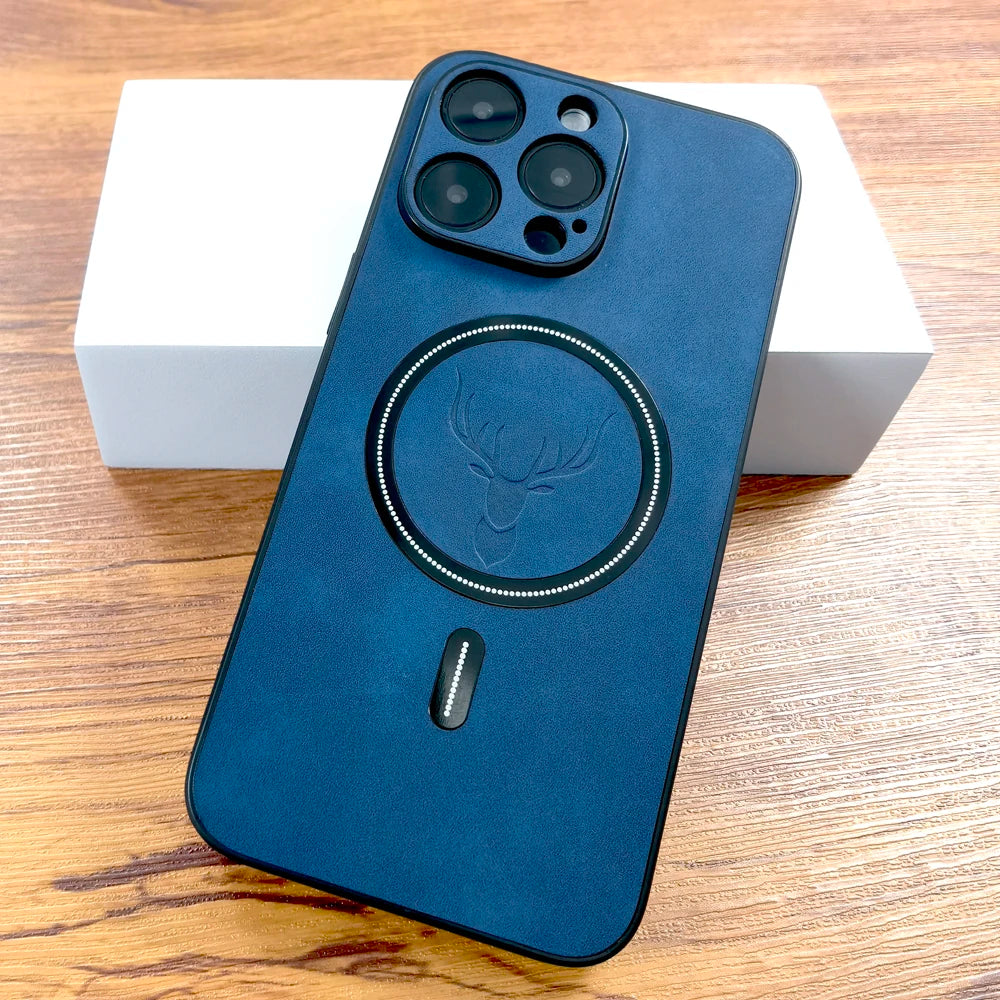 Luxury Leather Deer Case For iPhone