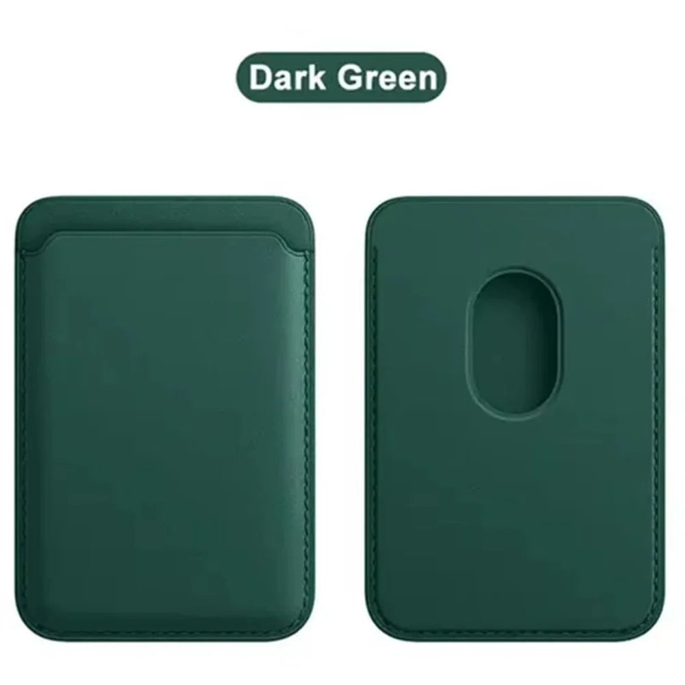 Magnetic Leather Wallet Case for iPhone