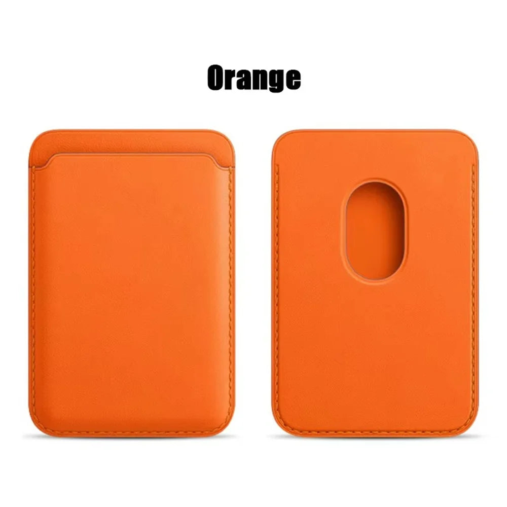 Magnetic Leather Wallet Case for iPhone
