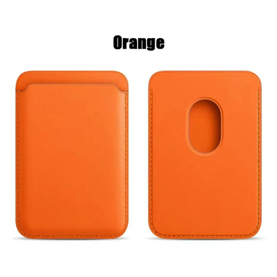 Magnetic Leather Wallet Case for iPhone