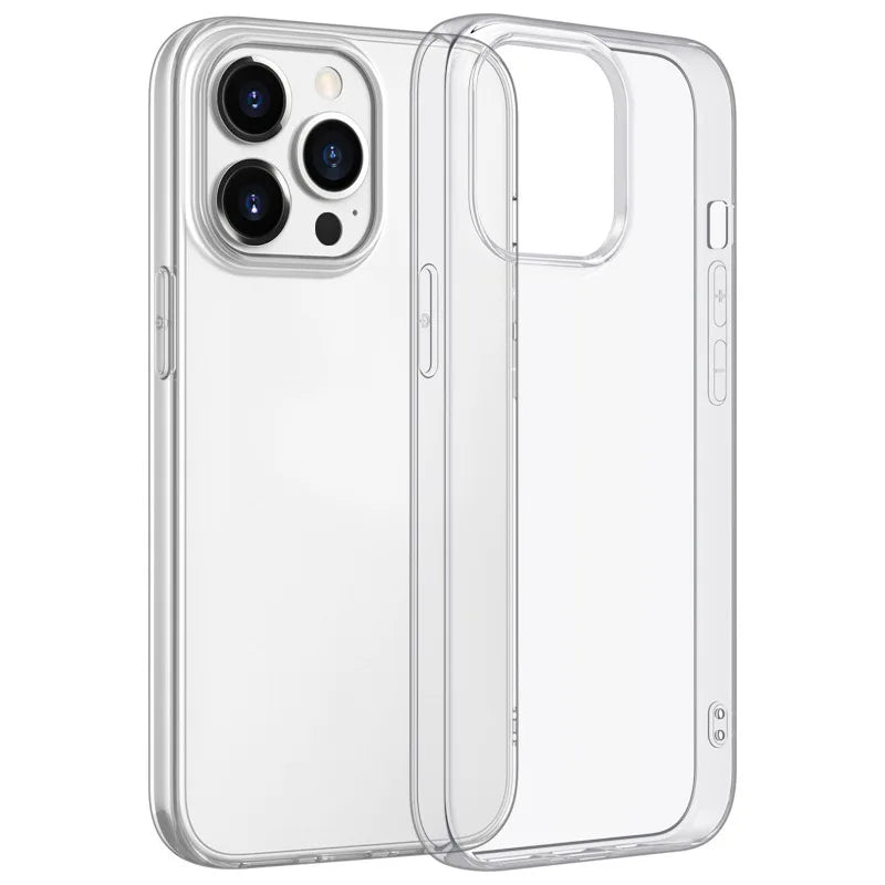 Ultra Thin Clear Silicone Case For iPhone